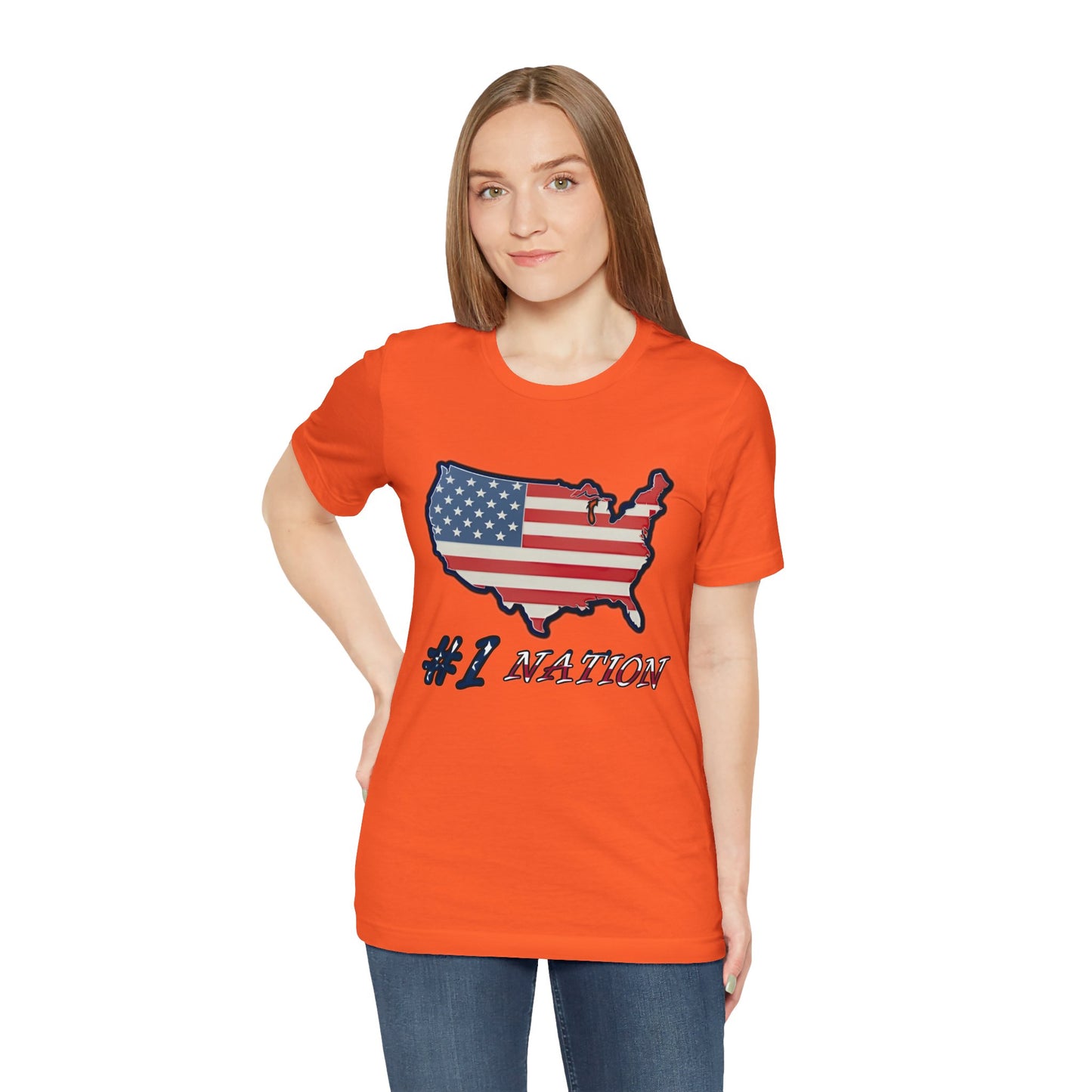 #1 Nation Jersey Short Sleeve Tee