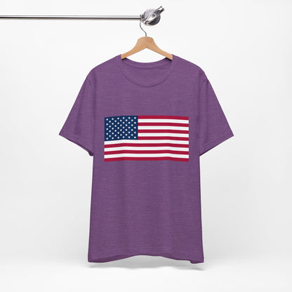 USA Flag Jersey Short Sleeve Tee