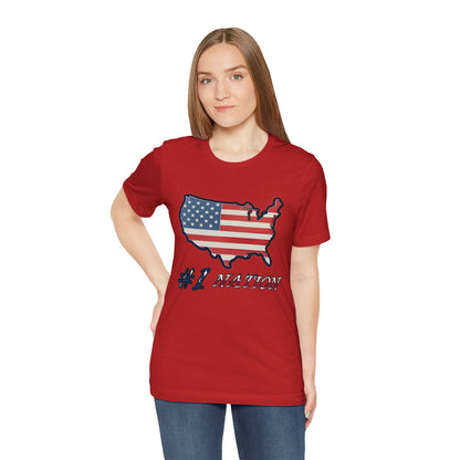 #1 Nation Jersey Short Sleeve Tee