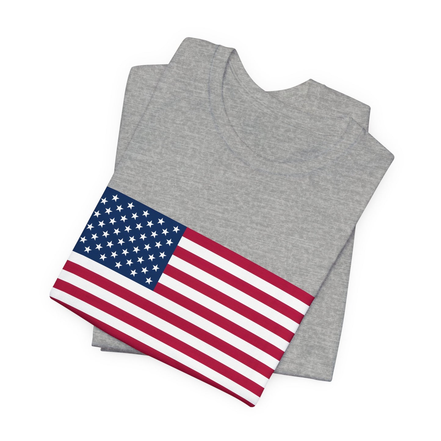 USA Flag Jersey Short Sleeve Tee