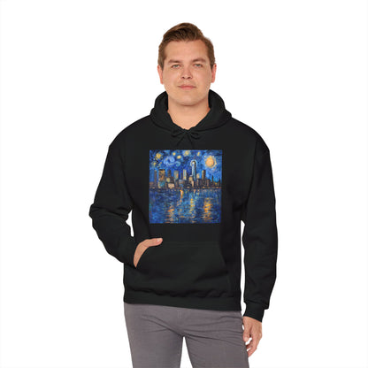 New York Painting Unisex Heavy Blend™ Hooded Sweatshirt