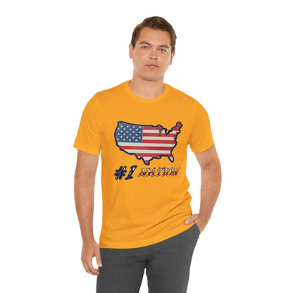 #1 Nation Jersey Short Sleeve Tee