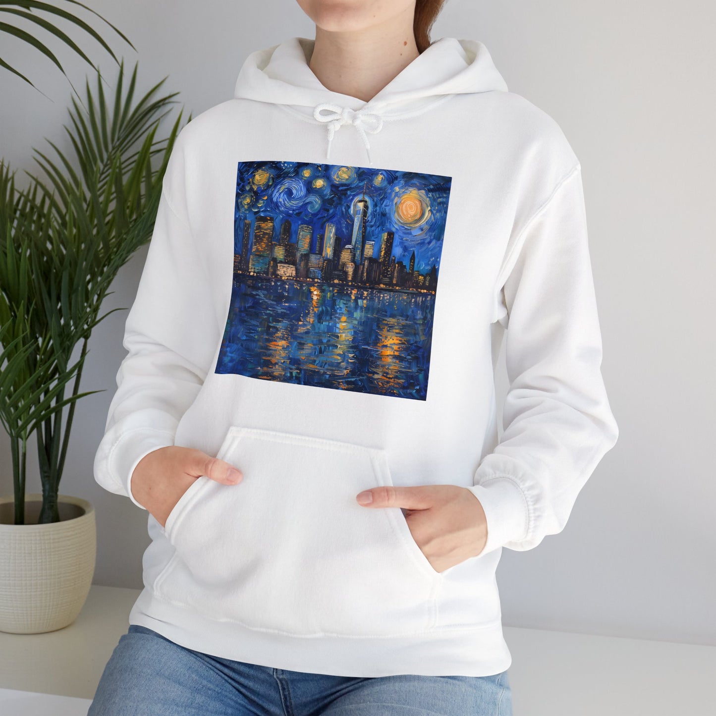 New York Painting Unisex Heavy Blend™ Hooded Sweatshirt