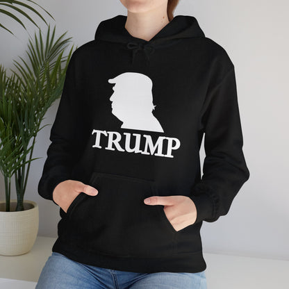 Trump Logo Unisex Heavy Blend™ Hooded Sweatshirt (with text)