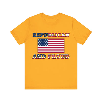 Proud Republican Jersey Short Sleeve Tee