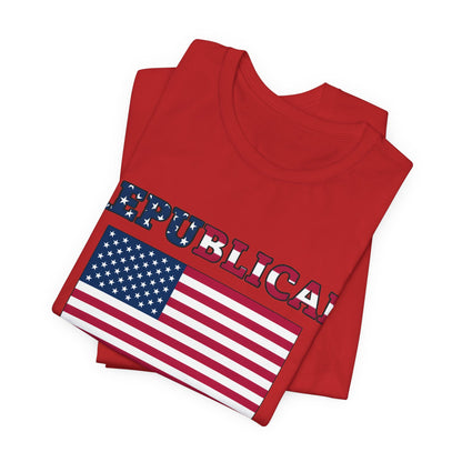 Proud Republican Jersey Short Sleeve Tee