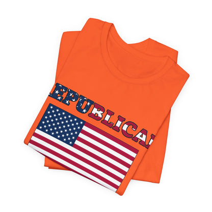 Proud Republican Jersey Short Sleeve Tee