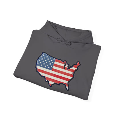 United States Unisex Heavy Blend™ Hooded Sweatshirt (with text)