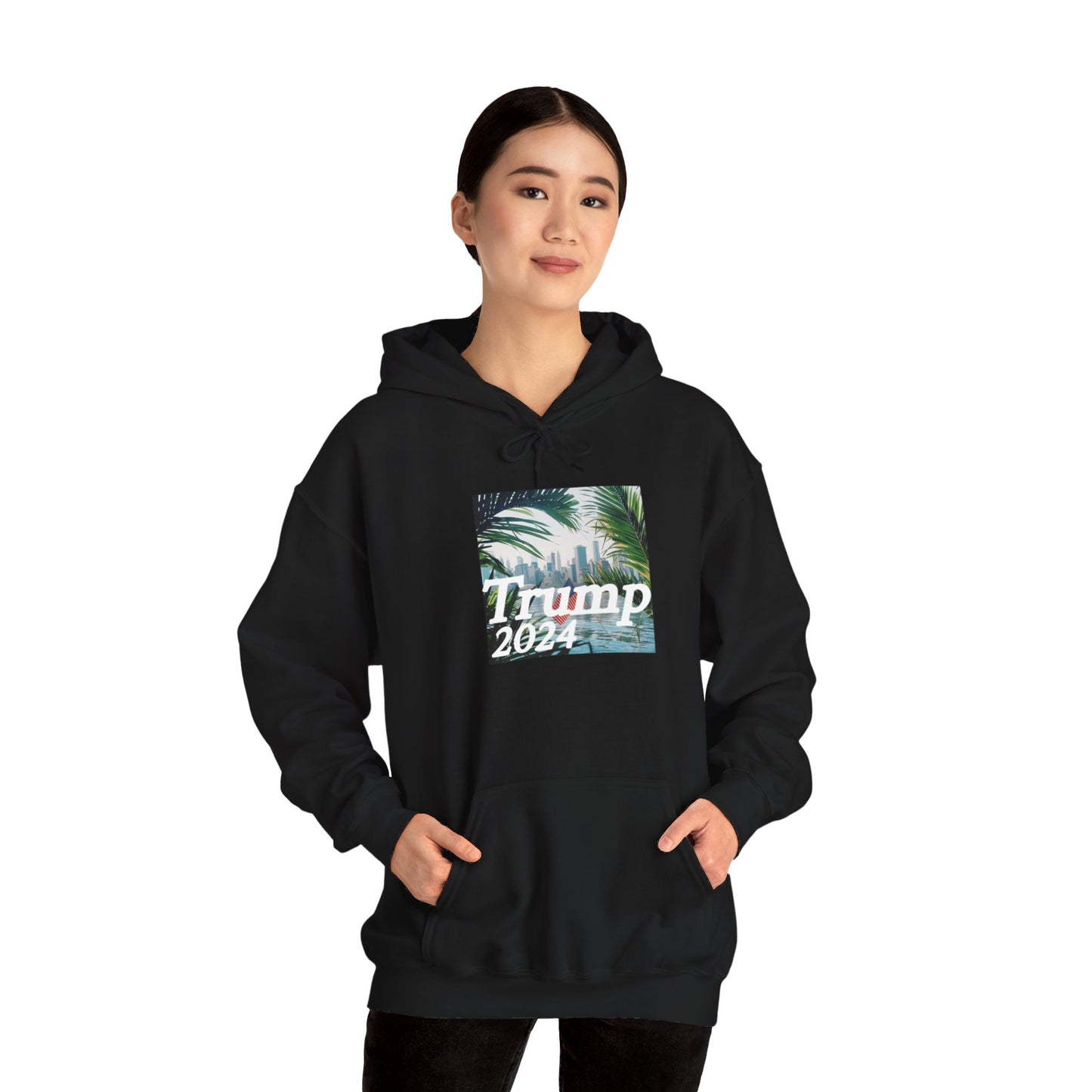 Trump 2024 (Nature) Unisex Heavy Blend™ Hooded Sweatshirt