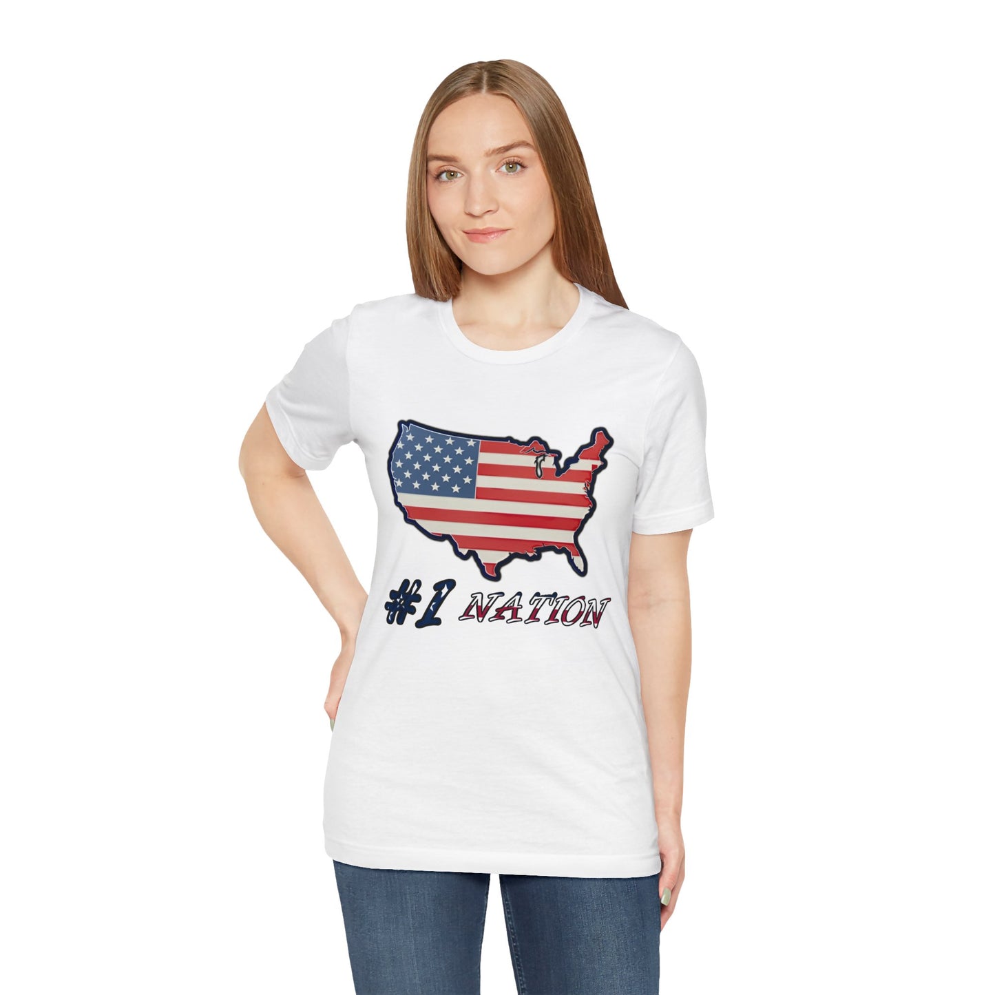 #1 Nation Jersey Short Sleeve Tee