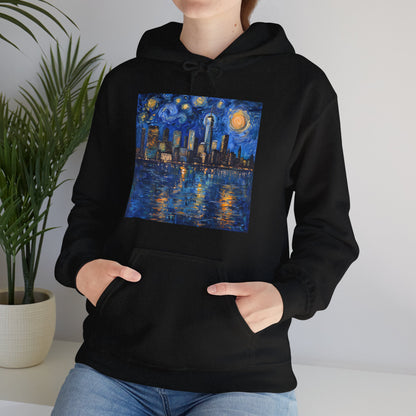 New York Painting Unisex Heavy Blend™ Hooded Sweatshirt