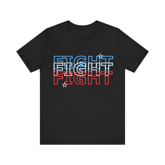 'FIGHT' Jersey Short Sleeve Tee