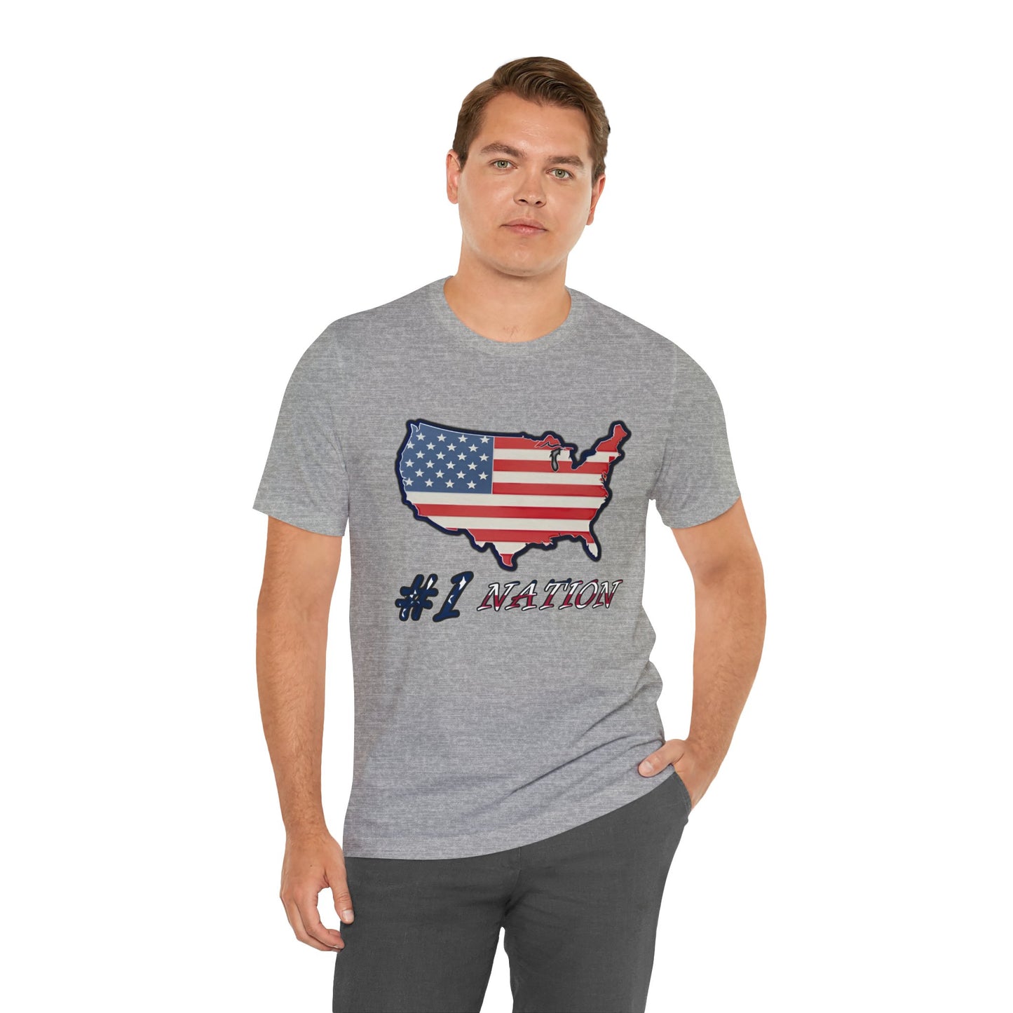 #1 Nation Jersey Short Sleeve Tee