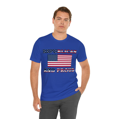 Proud Republican Jersey Short Sleeve Tee