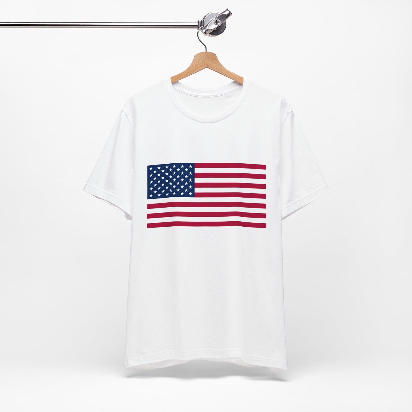 USA Flag Jersey Short Sleeve Tee