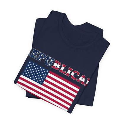 Proud Republican Jersey Short Sleeve Tee