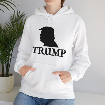 Trump Logo Unisex Heavy Blend™ Hooded Sweatshirt (with text)