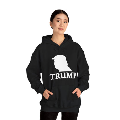 Trump Logo Unisex Heavy Blend™ Hooded Sweatshirt (with text)