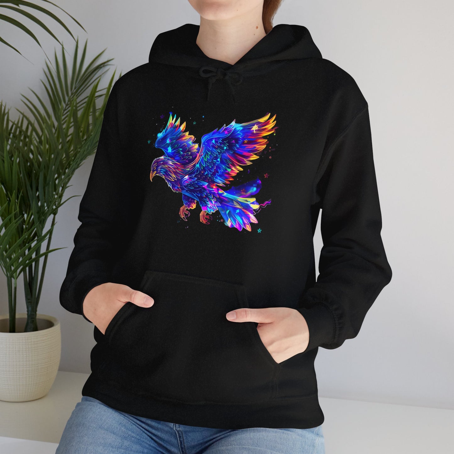 Women's Neon Eagle Heavy Blend™ Hooded Sweatshirt