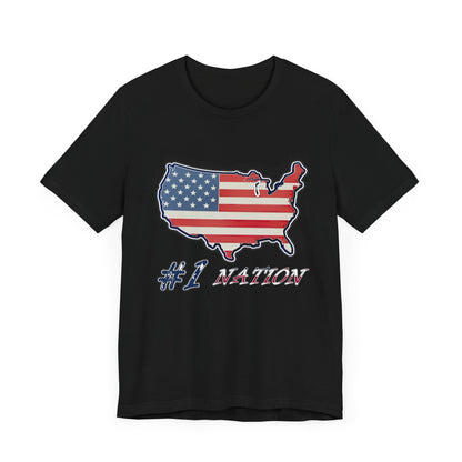 #1 Nation Jersey Short Sleeve Tee