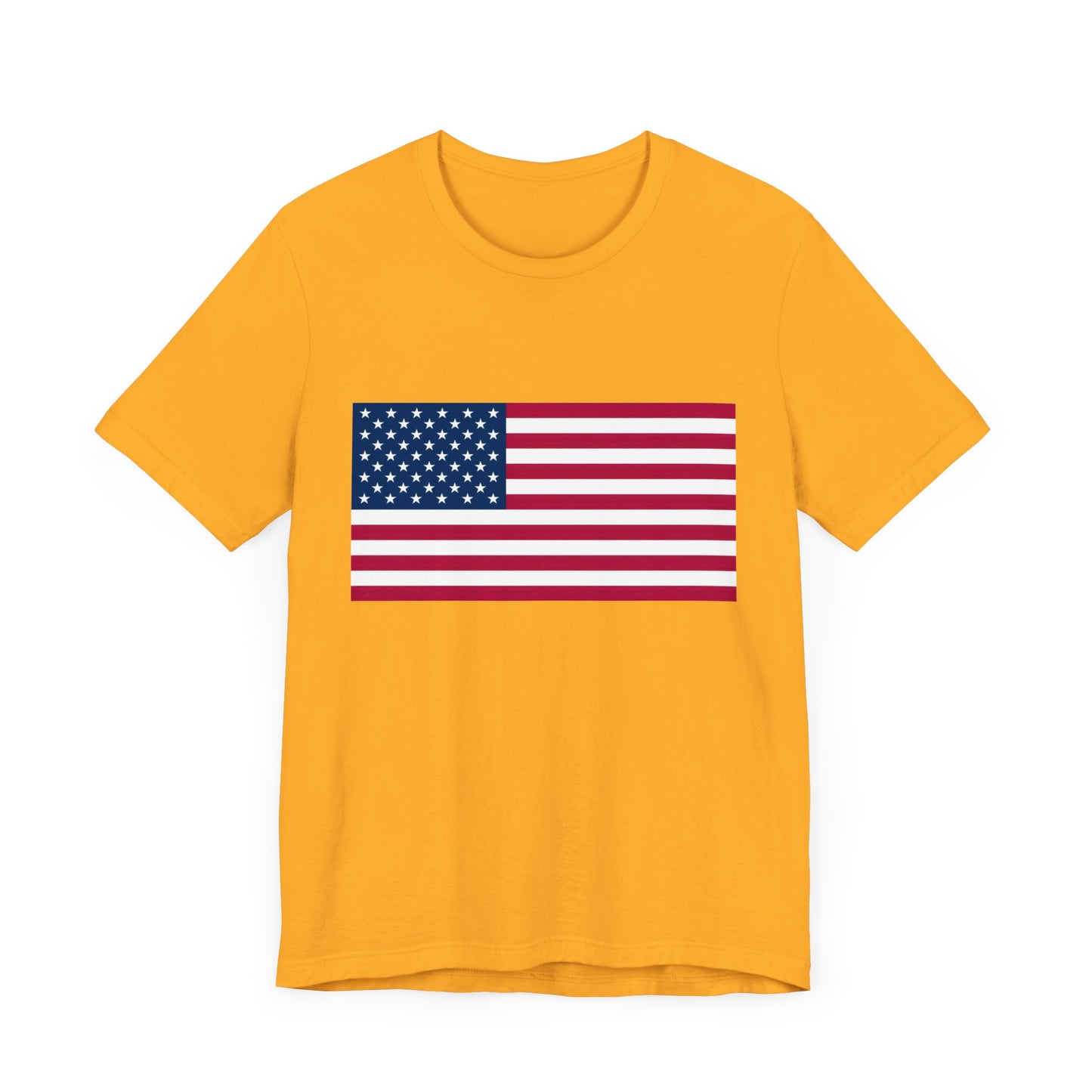 USA Flag Jersey Short Sleeve Tee