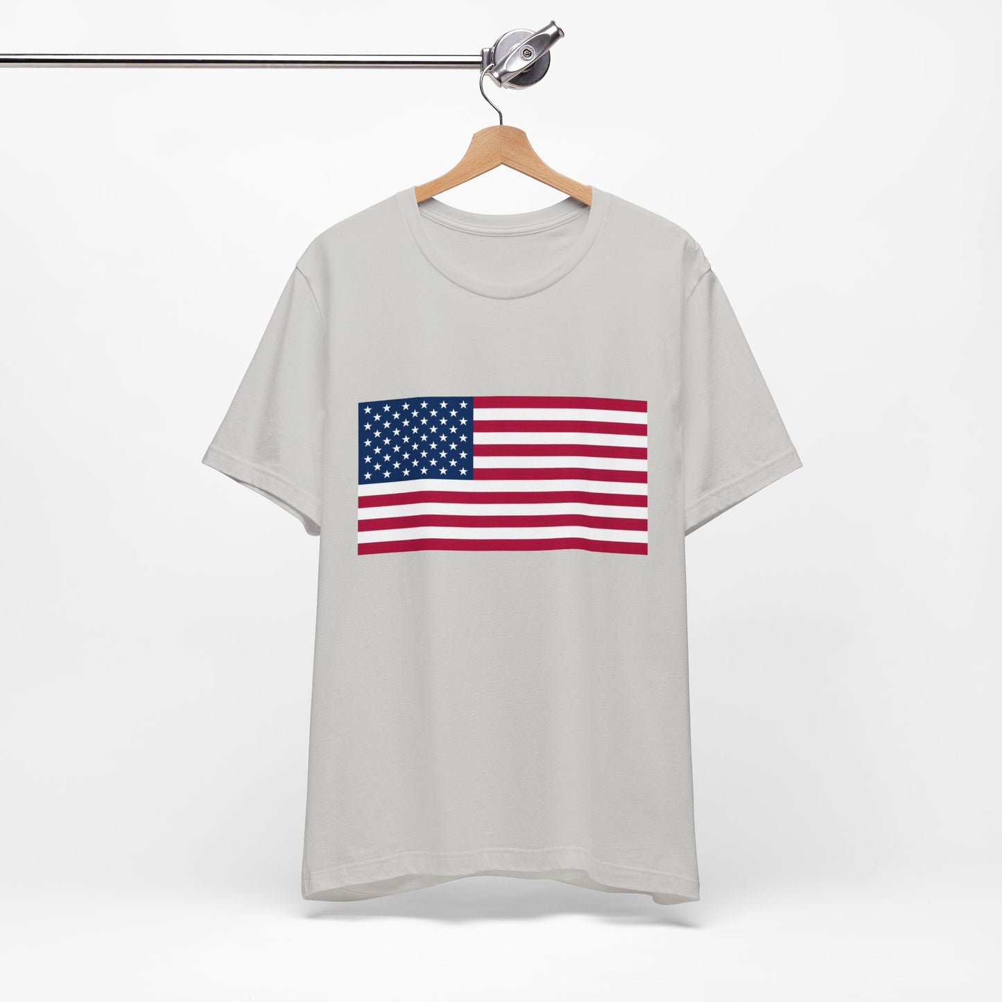 USA Flag Jersey Short Sleeve Tee