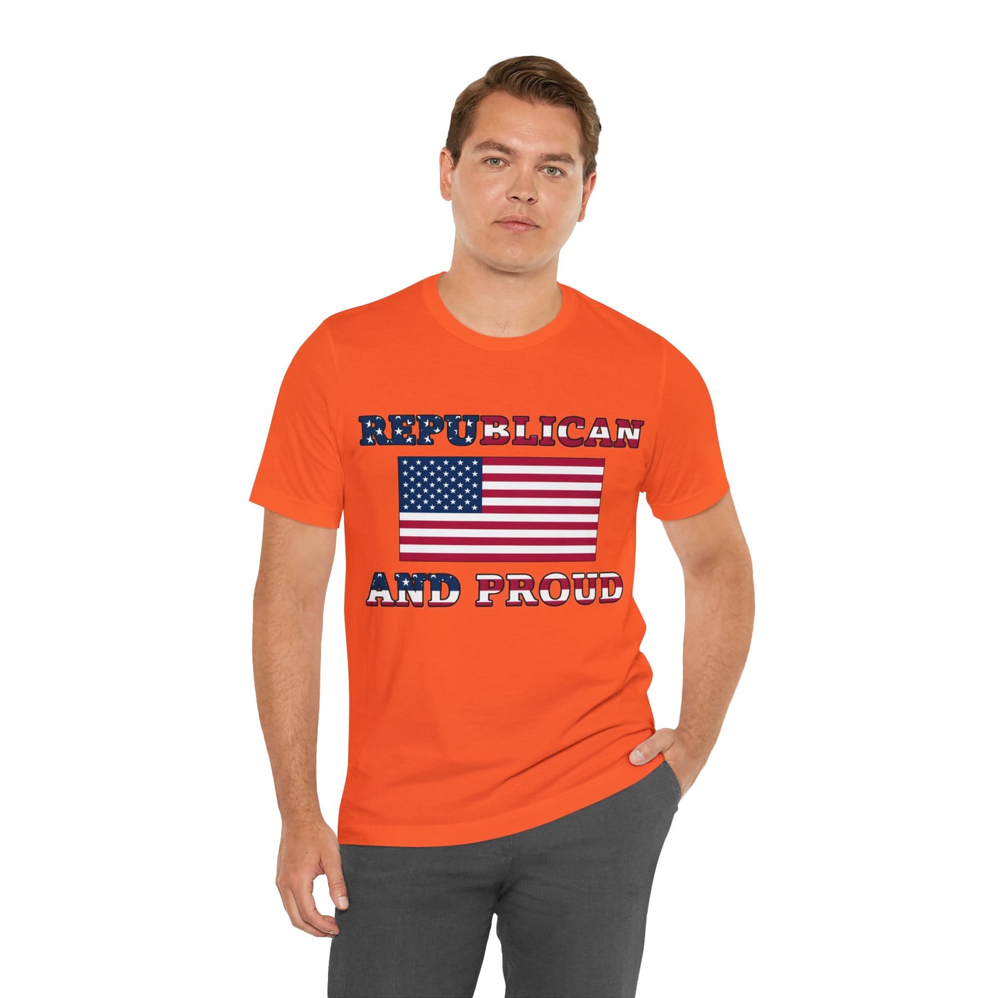 Proud Republican Jersey Short Sleeve Tee