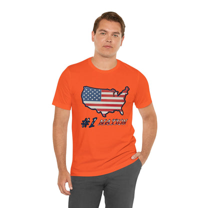 #1 Nation Jersey Short Sleeve Tee