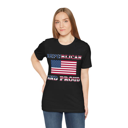 Proud Republican Jersey Short Sleeve Tee