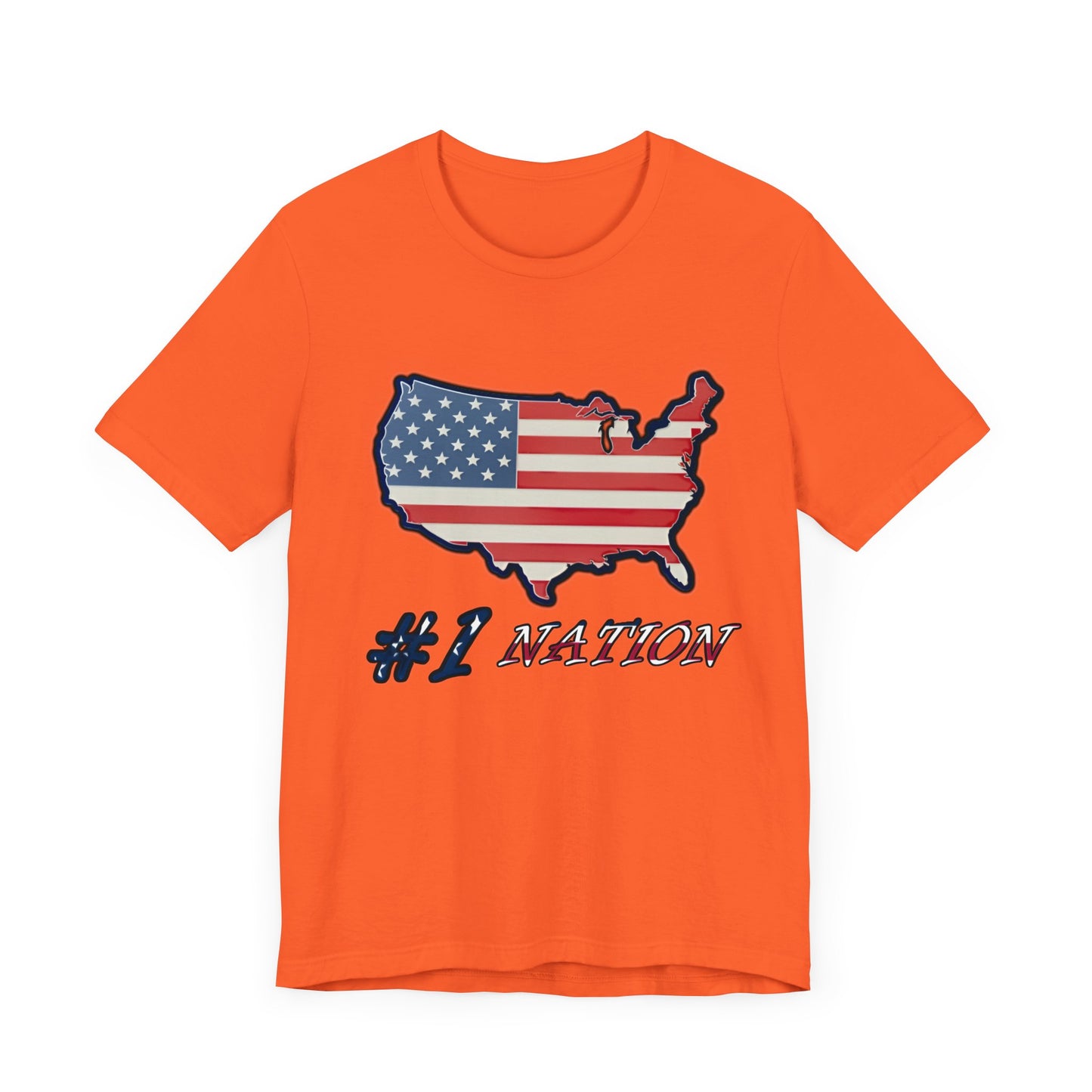 #1 Nation Jersey Short Sleeve Tee