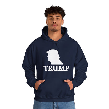 Trump Logo Unisex Heavy Blend™ Hooded Sweatshirt (with text)