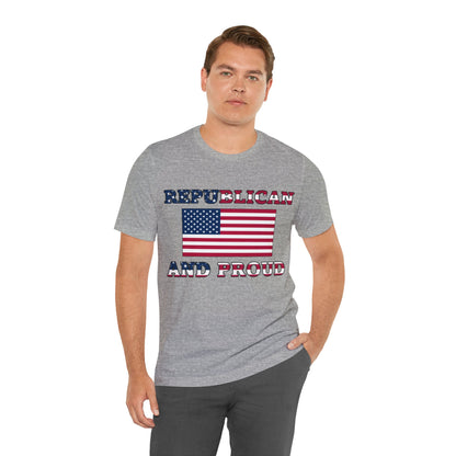 Proud Republican Jersey Short Sleeve Tee