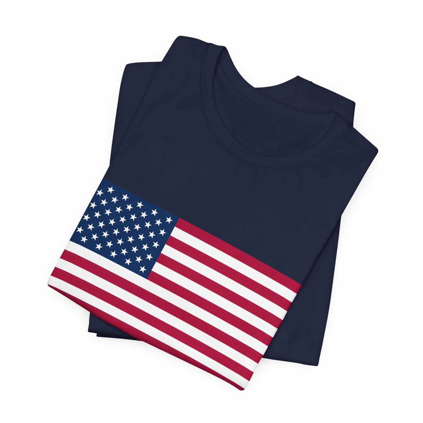 USA Flag Jersey Short Sleeve Tee