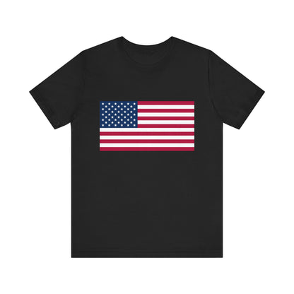 USA Flag Jersey Short Sleeve Tee