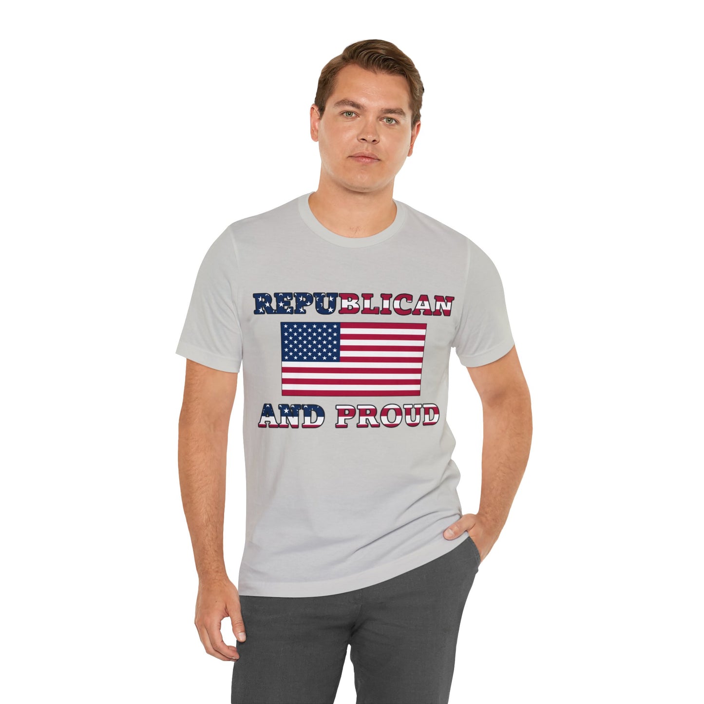 Proud Republican Jersey Short Sleeve Tee