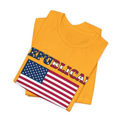 Proud Republican Jersey Short Sleeve Tee