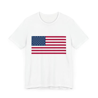 USA Flag Jersey Short Sleeve Tee