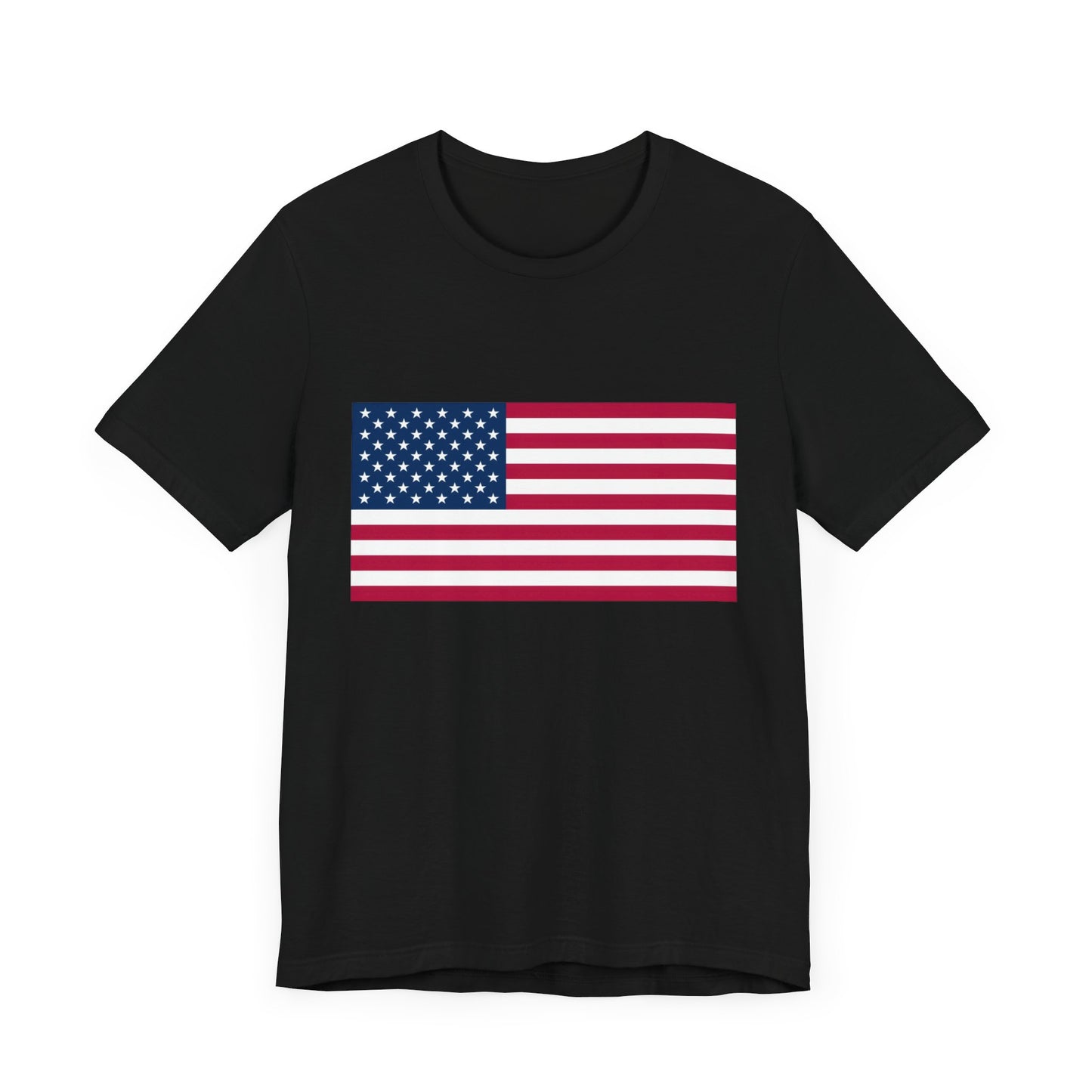 USA Flag Jersey Short Sleeve Tee