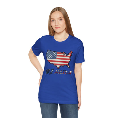 #1 Nation Jersey Short Sleeve Tee