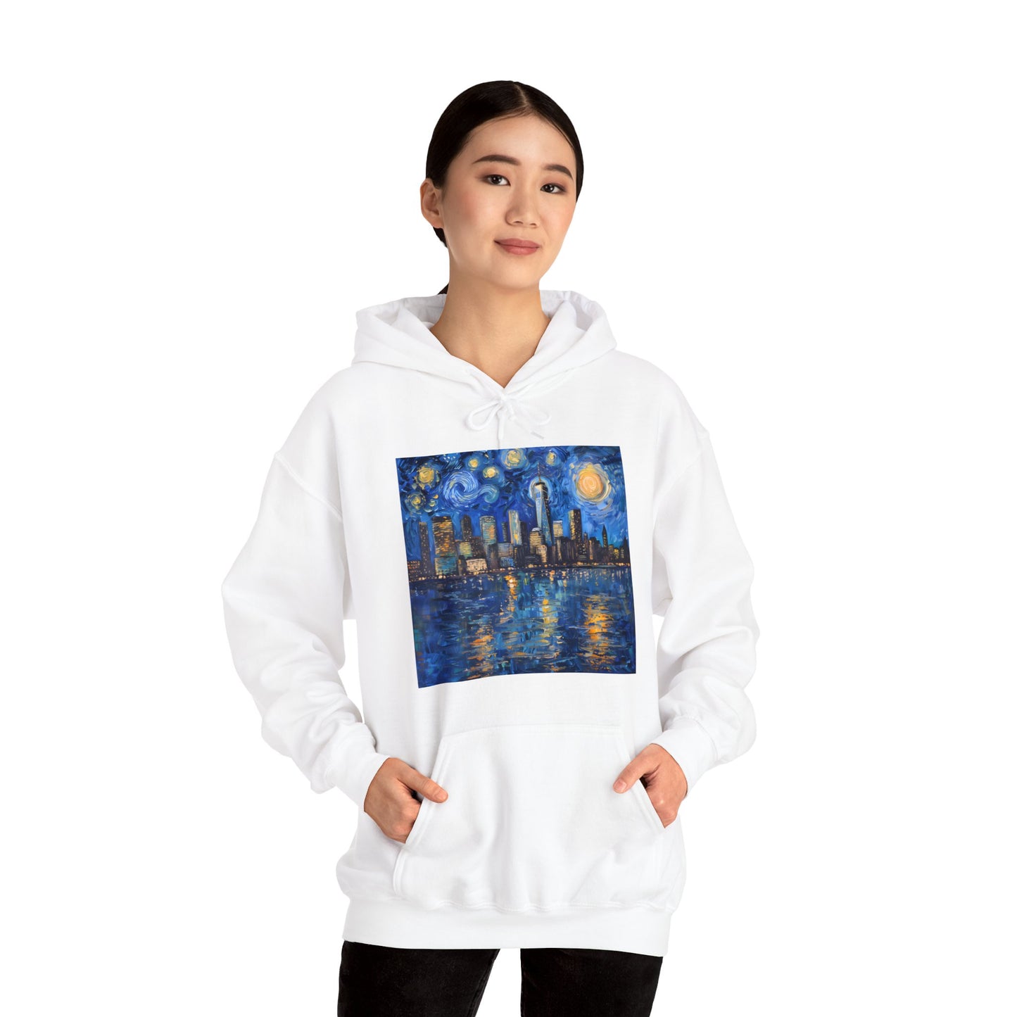 New York Painting Unisex Heavy Blend™ Hooded Sweatshirt