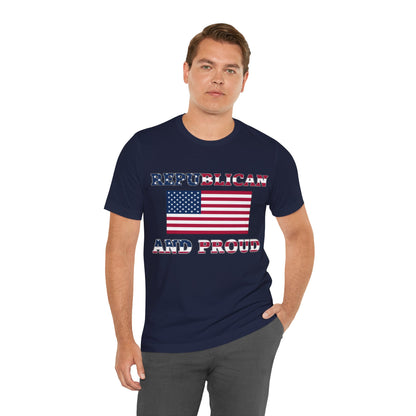 Proud Republican Jersey Short Sleeve Tee