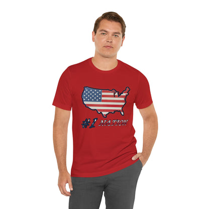 #1 Nation Jersey Short Sleeve Tee