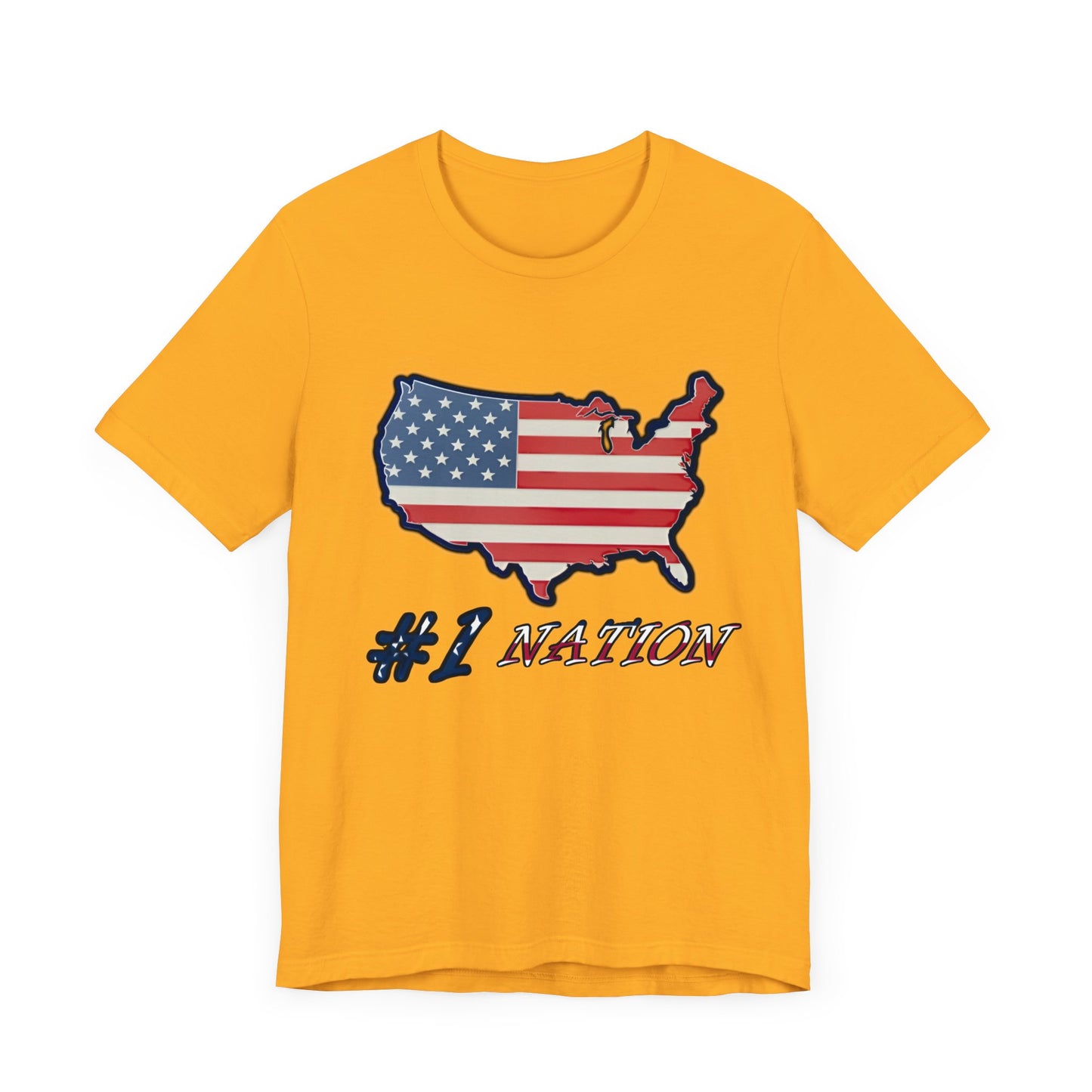 #1 Nation Jersey Short Sleeve Tee