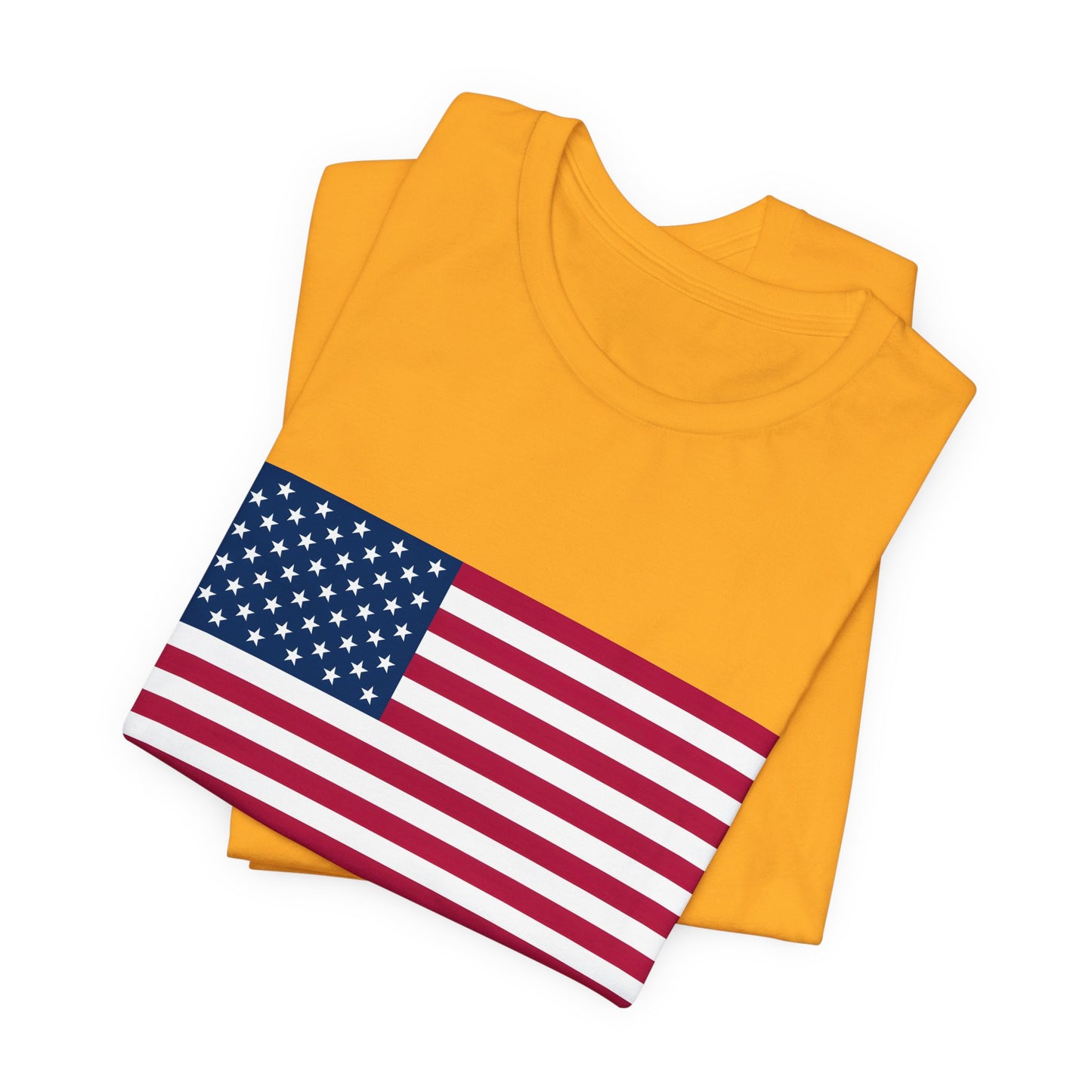 USA Flag Jersey Short Sleeve Tee