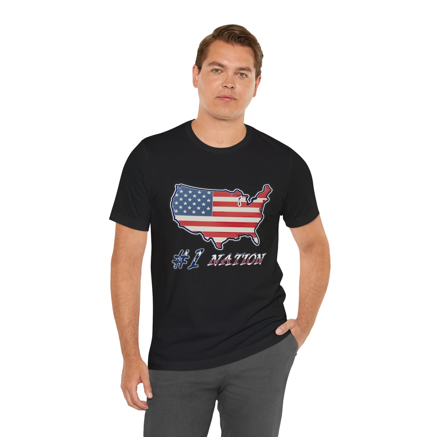 #1 Nation Jersey Short Sleeve Tee