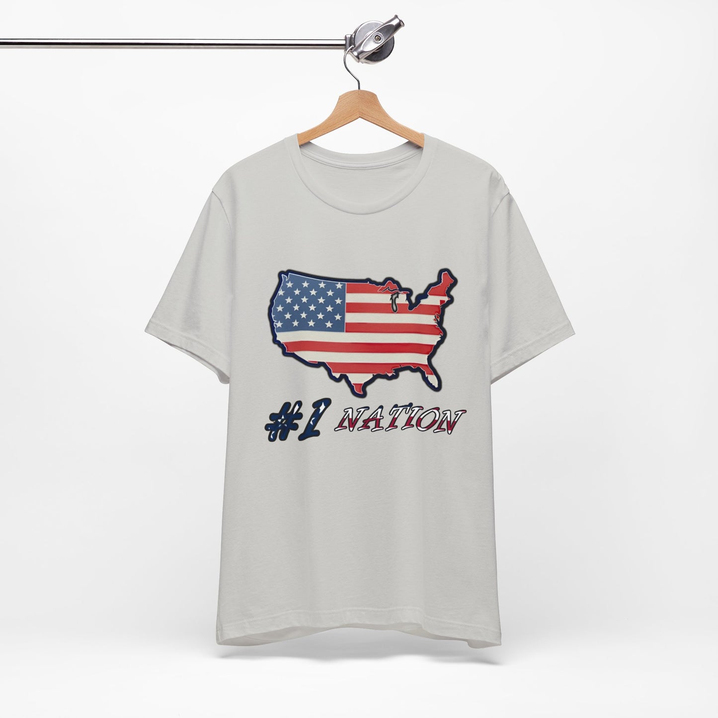 #1 Nation Jersey Short Sleeve Tee