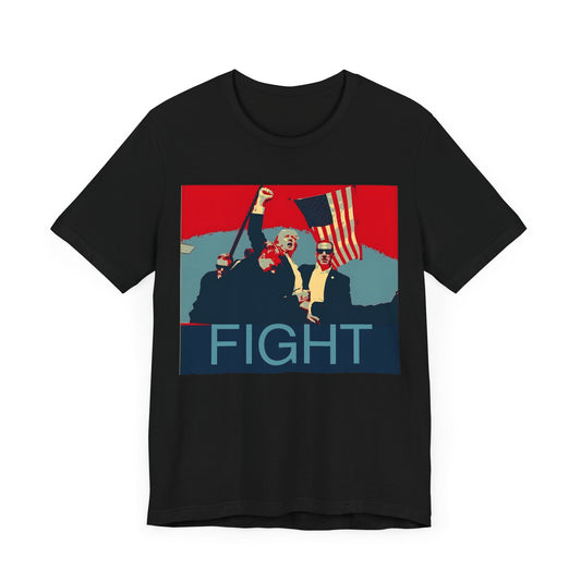 Trump's Patriotic Fight Jersey Short Sleeve Tee