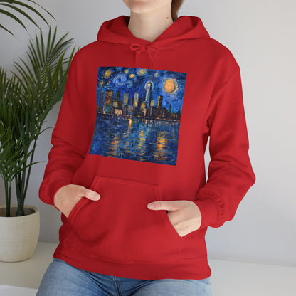 New York Painting Unisex Heavy Blend™ Hooded Sweatshirt