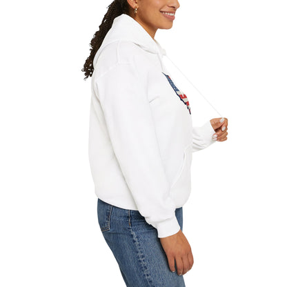 United States Unisex Heavy Blend™ Hooded Sweatshirt (with text)