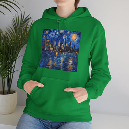 New York Painting Unisex Heavy Blend™ Hooded Sweatshirt